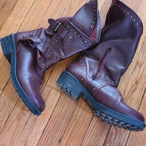 Musse & Cloud Biker Motorcycle boot made in Spain size 40/ US size 9